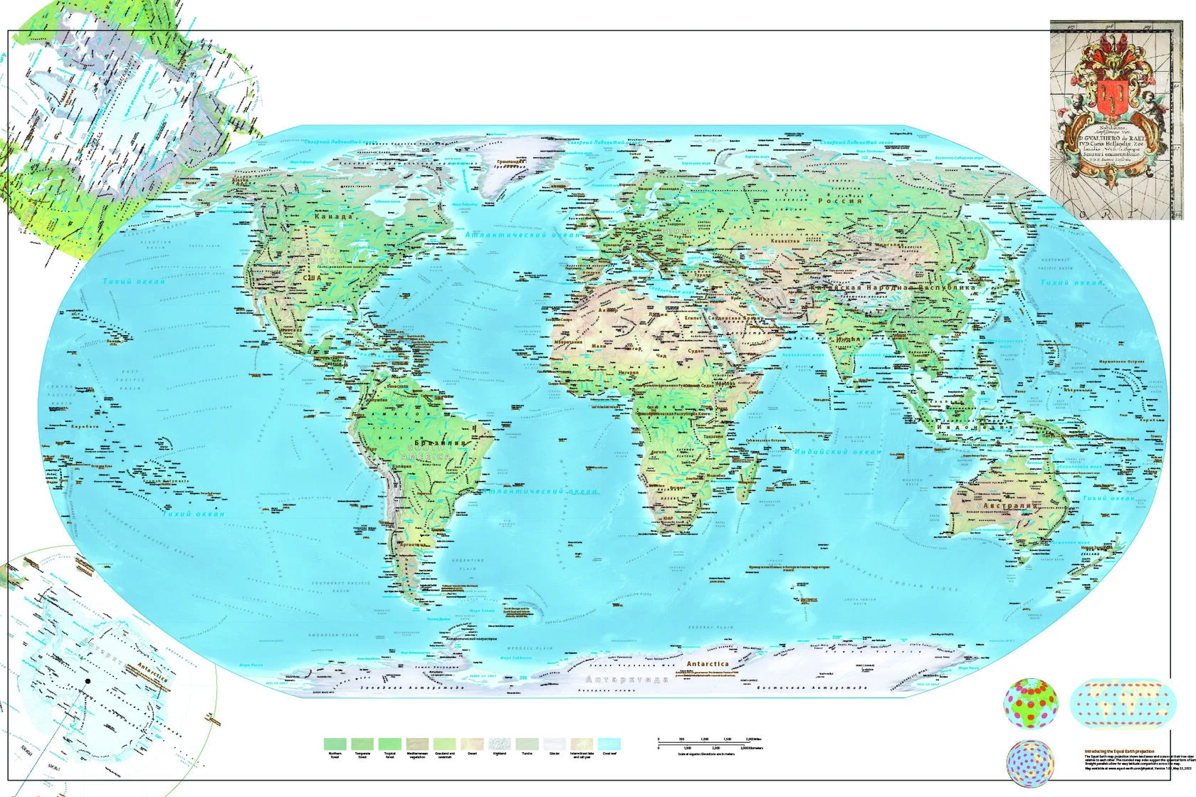 Map layout — first version