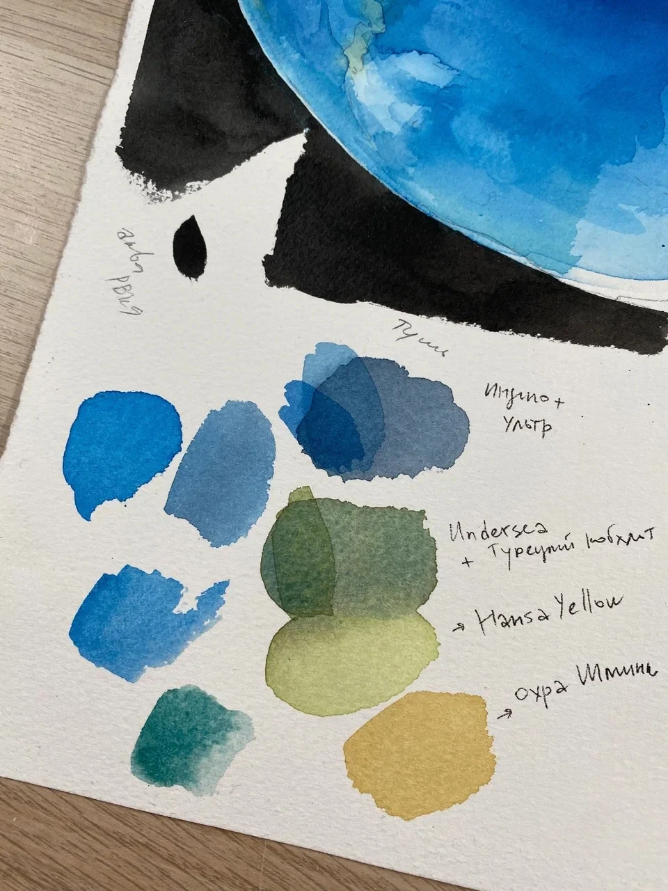 The World Painted — process study 1