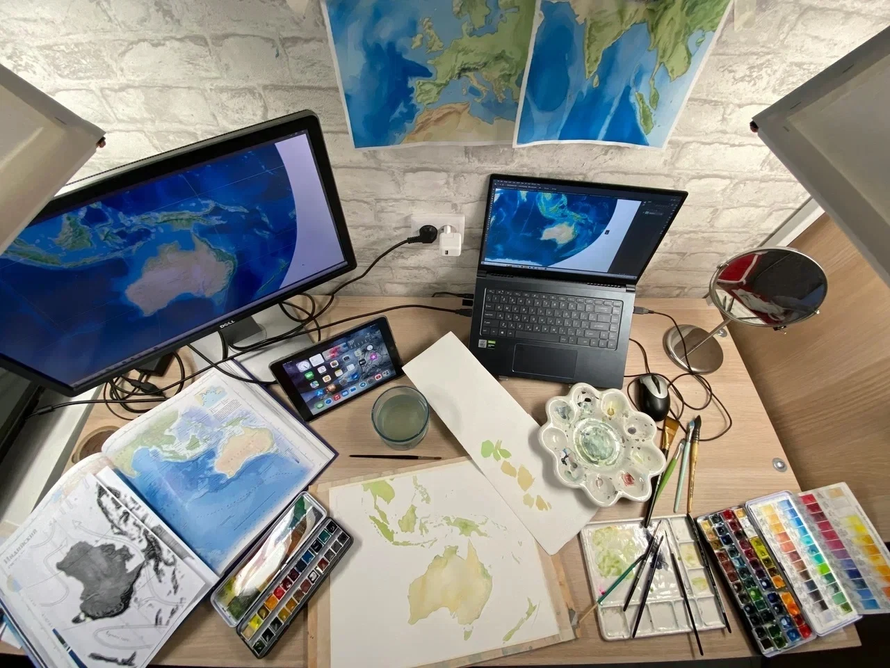 The World Painted — process study 2