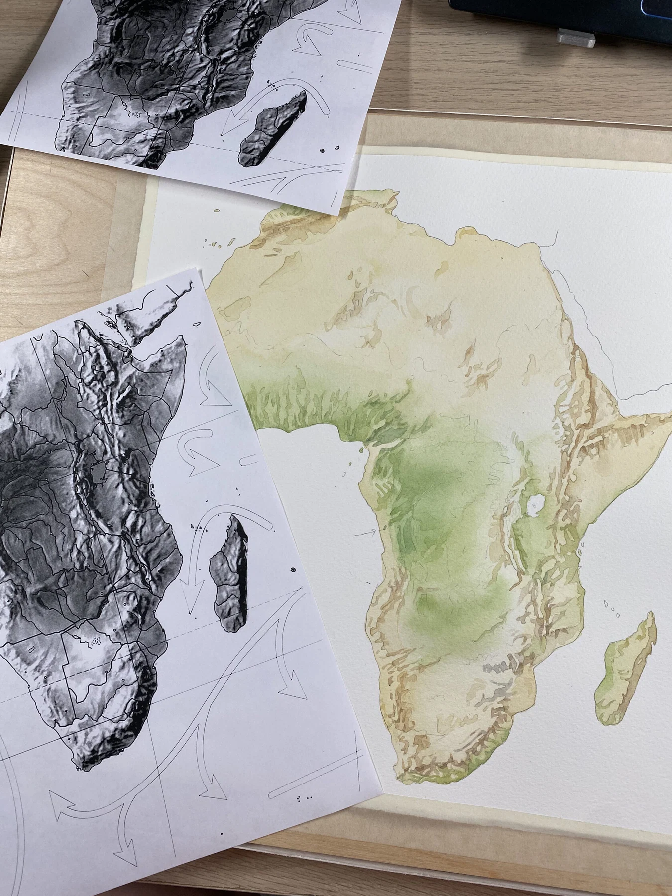 The World Painted — process study 2