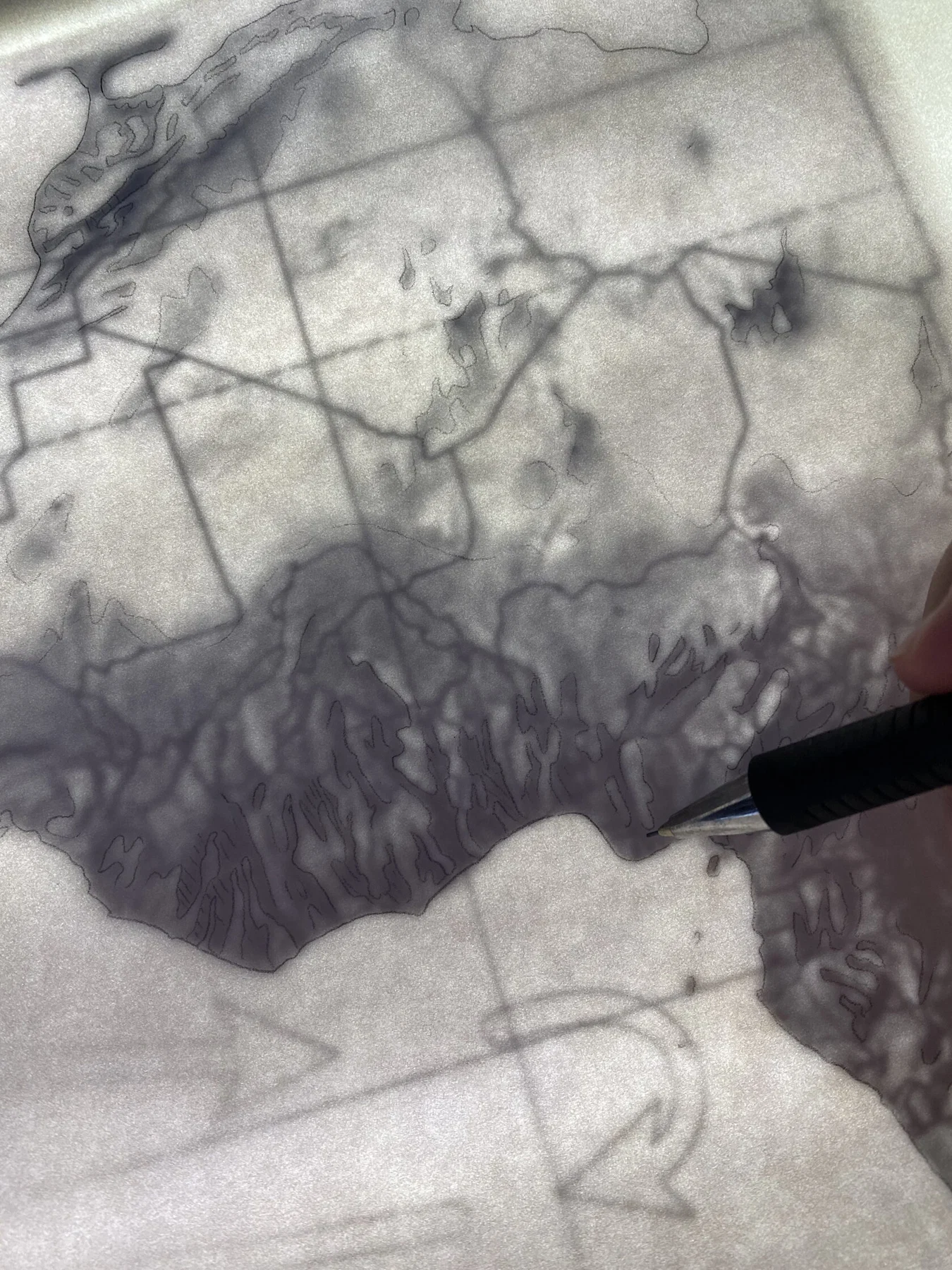 The World Painted — process study 4