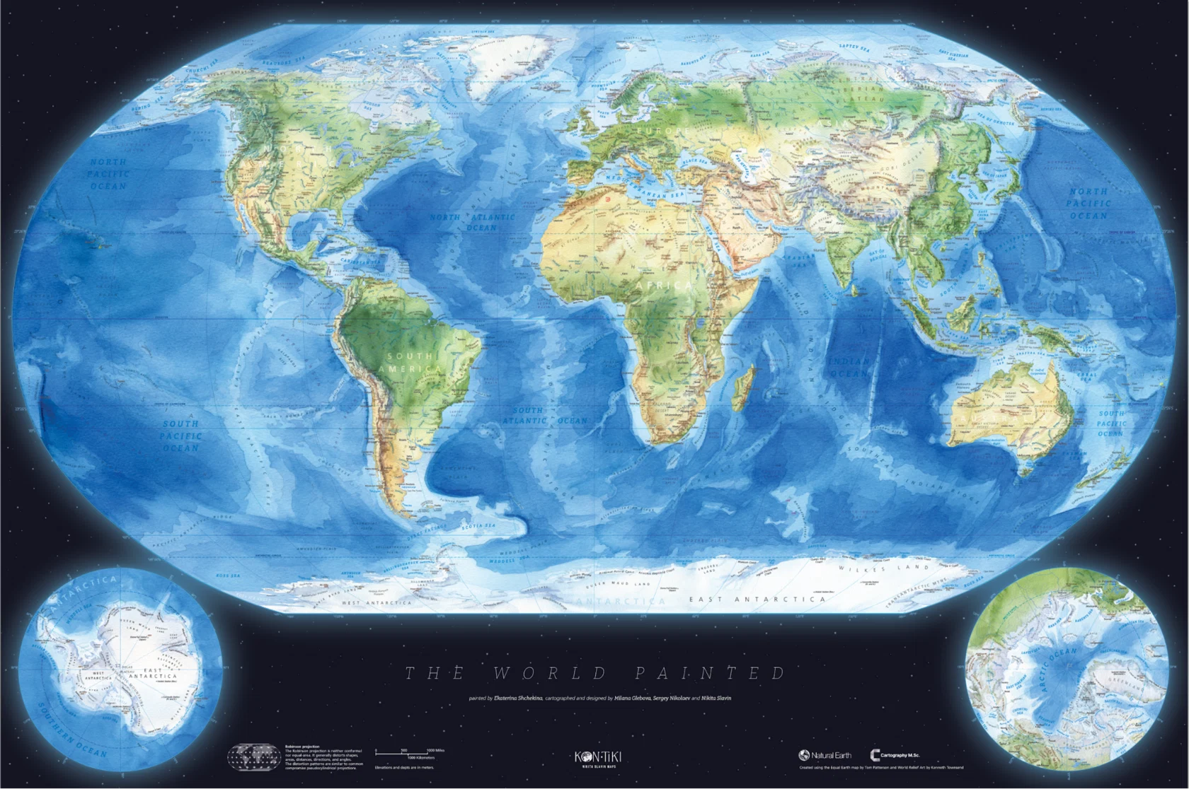 The World Painted — layout studies 2