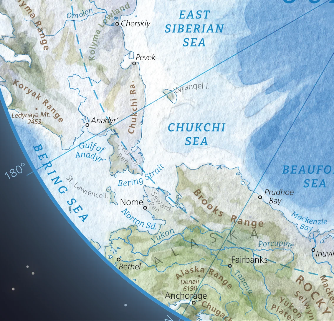 Map layout — first version