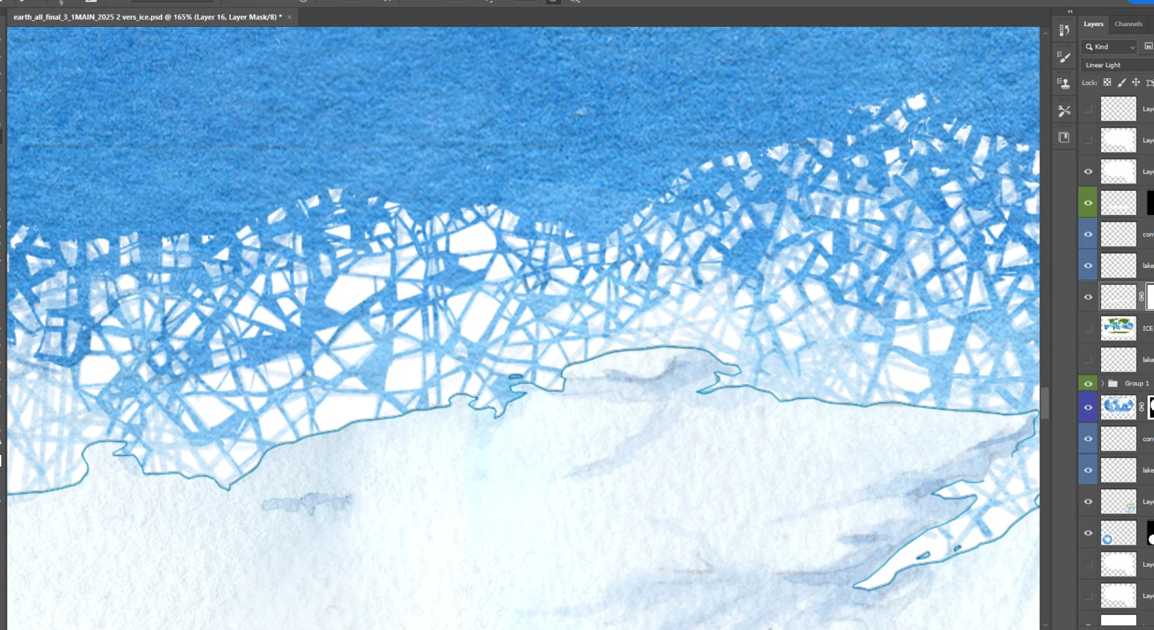 The World Painted — process study 2