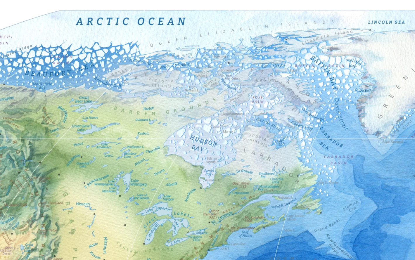 The World Painted — process study 1