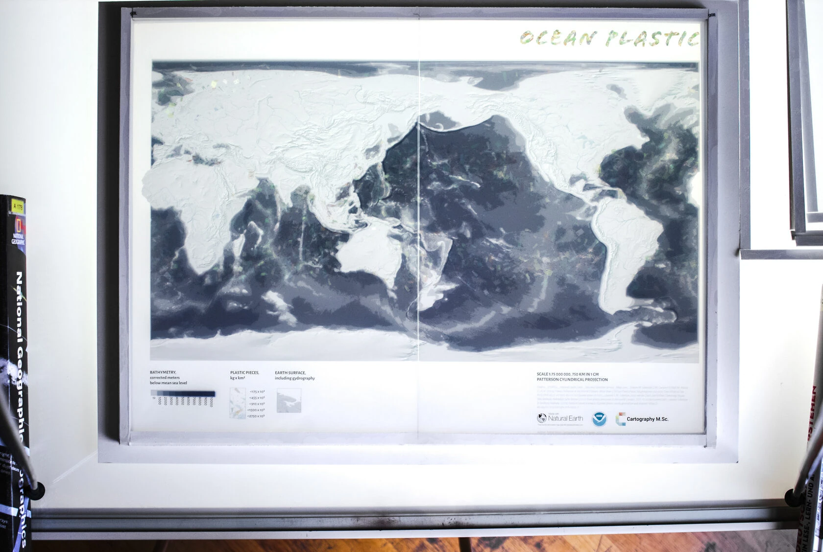 ocean plastic map \u2014 1