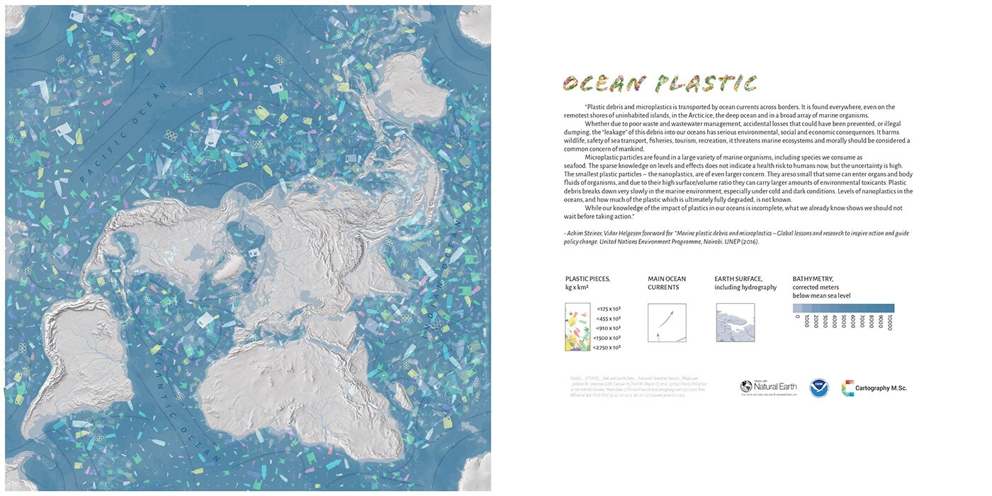 ocean plastic map \u2014 7